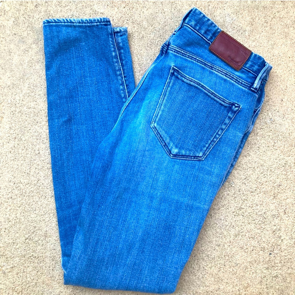 Madewell 9" Mid-Rise Skinny Skinny Ankle Jeans Size 26 - Picture 2 of 5